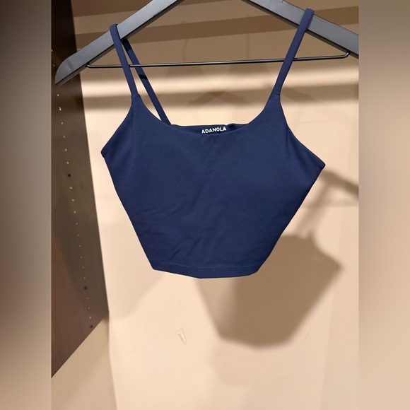 Adanola Tops - Adanola Blue Crop Top